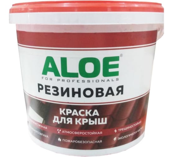 Краска резиновая для крыш ALOE 2.5 кг 11234