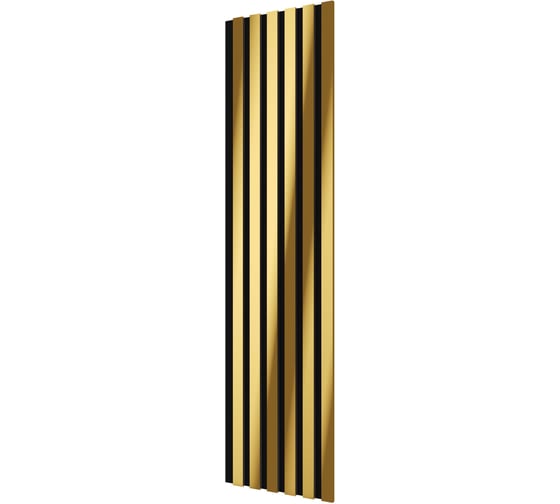 Комплект акустических панелей Cosca Decor 2 шт черный войлок 1200x300x19 мм желтое золото 00-00079722