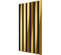 Комплект акустических панелей Cosca Decor 2 шт черный войлок 600x300x19 мм желтое золото 00-00079752