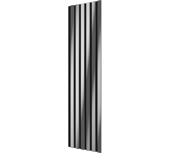 Комплект акустических панелей Cosca Decor 2 шт черный войлок 1200x300x19 мм хром рейки ЭК 00-00079726 1