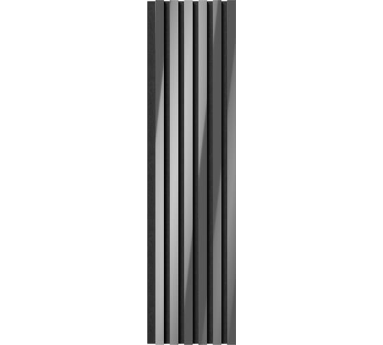 Комплект акустических панелей Cosca Decor 2 шт черный войлок 1200x300x19 мм хром рейки ЭК 00-00079726