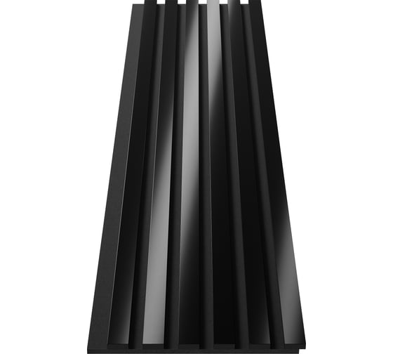 Комплект акустических панелей Cosca Decor 2 шт черный войлок 1200x300x19 мм черное зеркало 00-00079751