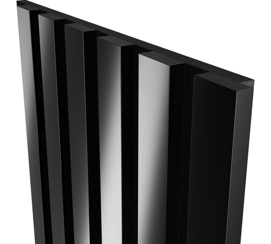 Комплект акустических панелей Cosca Decor 2 шт черный войлок 1200x300x19 мм черное зеркало 00-00079751