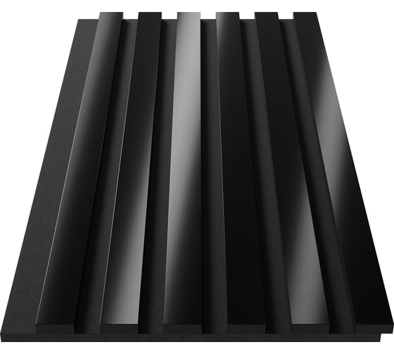 Комплект акустических панелей Cosca Decor 2 шт черный войлок 600x300x19 мм черное зеркало 00-00079778