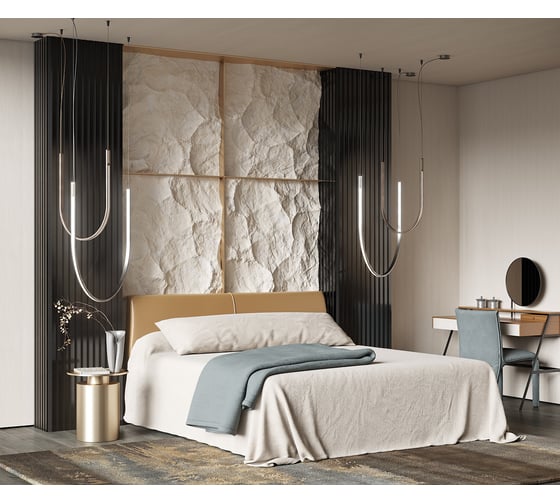 Комплект акустических панелей Cosca Decor 2 шт черный войлок 600x300x19 мм черное зеркало 00-00079778
