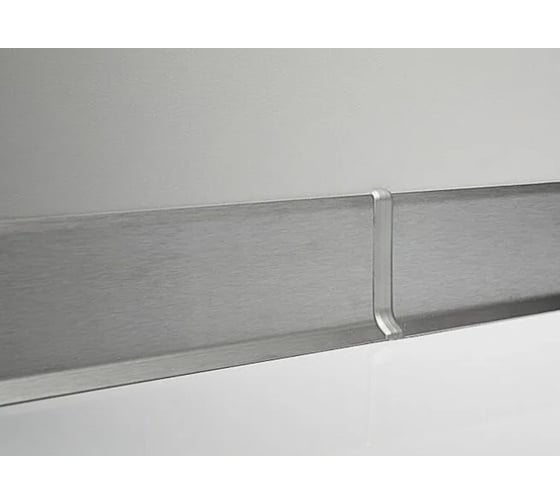 Плинтус алюминиевый ЭлитПроф L-образный 40x11x2500 мм, без покрытия - сырой апл 40 СР 250 ECO