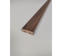 Рейка Cosca Decor RS01, экошпон, Дуб барон темный, 40x16x2750 мм, МДФ ш 00-00073855