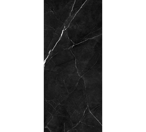 Декоративная стена ФАРТУКОФФ 1,2x2,8x1 мм, фотопечать, Black Marble матовая 35015020505