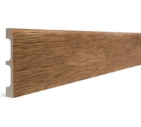 Плинтус напольный ударопрочный влагостойкий (вишня; 80Х13Х2400 мм) Decor-Dizayn 706-83SH