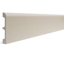 Плинтус напольный ударопрочный влагостойкий (бежевый; 80Х13Х2400 мм) Decor-Dizayn 706-74