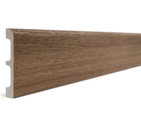 Плинтус напольный ударопрочный влагостойкий (ясень; 80Х13Х2400 мм) Decor-Dizayn 706-92SH