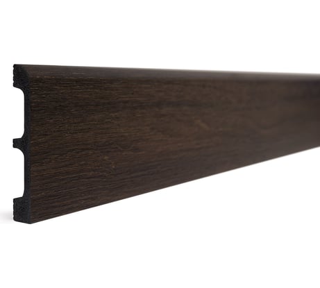 Плинтус напольный ударопрочный влагостойкий (венге; 80Х13Х2400 мм) Decor-Dizayn 706-93SH
