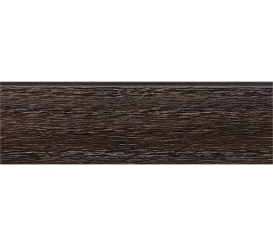 Плинтус напольный ударопрочный влагостойкий (венге; 80Х13Х2400 мм) Decor-Dizayn 706-93SH