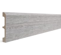 Плинтус напольный ударопрочный влагостойкий (дуб беленый; 80Х13Х2400 мм) Decor-Dizayn 706-89SH