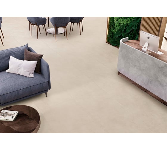 Керамогранит NewTrend Life Cement Beige матовый, 600x600x9,5, 1,44 м2, бежевый, 4 шт, D60236M