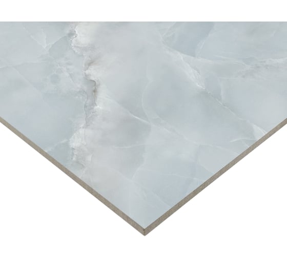Керамогранит Artkera Group Onyx Breez матовый, 600x600x9,5, 1,44 м2, голубой, 6060ONB06M