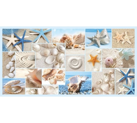 Панель на стену из ПВХ GRACE (Мозаика Пляж, 955х480 мм) УТ000012223