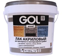 Акриловый полуглянцевый лак PALIZH GOL (0.9 кг; морозостойкий) 11590417
