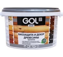 Защитно-декоративная пропитка Palizh GOL wood AQUA (10 кг; сосна) 11606241