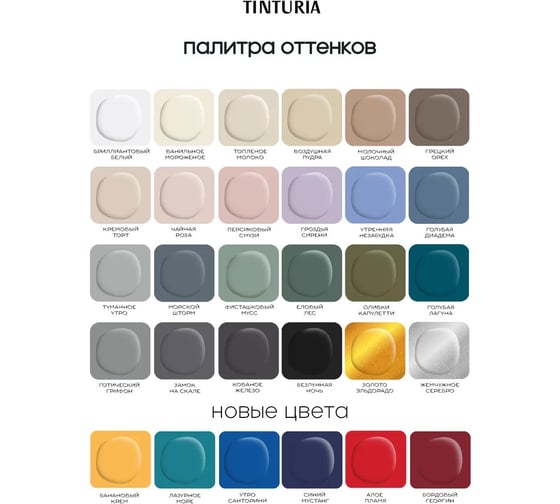 Краска для мебели и декора TINTURIA бордовый георгин 0.35 кг 12 ЭК000146614