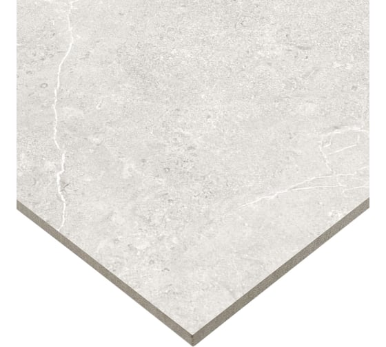 Керамогранит Artkera Group Titanium White матовый 600x1200x10 мм, 1.44 кв.м светло-серый 2 шт в упаковке GP60120TIA00M