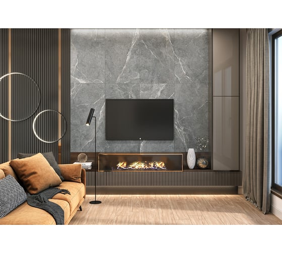 Керамогранит Artkera Group Titanium Gris матовый 600x1200x10 мм, 1.44 кв.м серый 2 шт в упаковке GP60120TIA05M