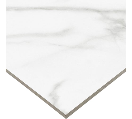 Керамогранит Artkera Group Pure Marble матовый 600x1200x10 мм, 1.44 кв.м белый 2 шт в упаковке GP60120PUR00M
