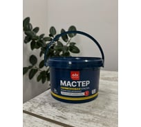 Краска водно-дисперсионная МАСТЕР белая матовая силиконовая (база А) 4850008520491