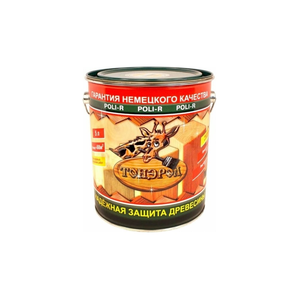 Пропитка Poli-R Тонэрол (белая береза; 5 л) 15279 - выгодная цена ...