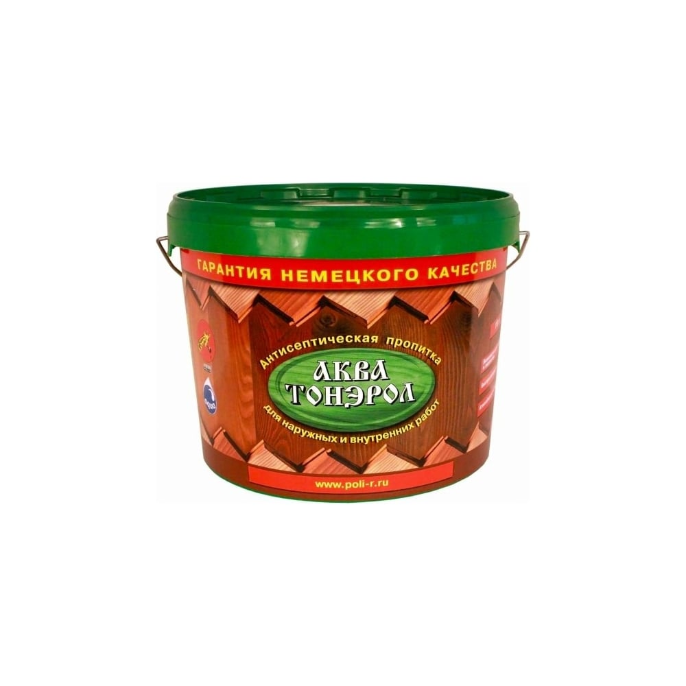 Пропитка Poli-R Аква-Тонэрол (светлый дуб; 10 л) 12635 - выгодная цена ...