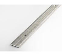 Порог прямой алюминиевый декоративный ЛУКА (25 мм, 1,8 м, Сосна) УТ000025996