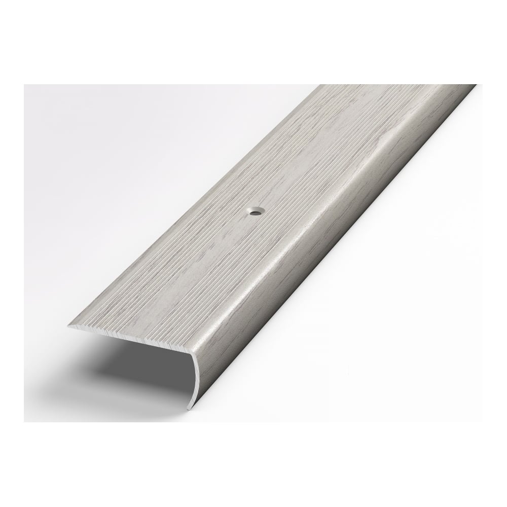 Порог угловой алюминиевый декоративный ЛУКА (40х20 мм, 2,7 м, дуб ...