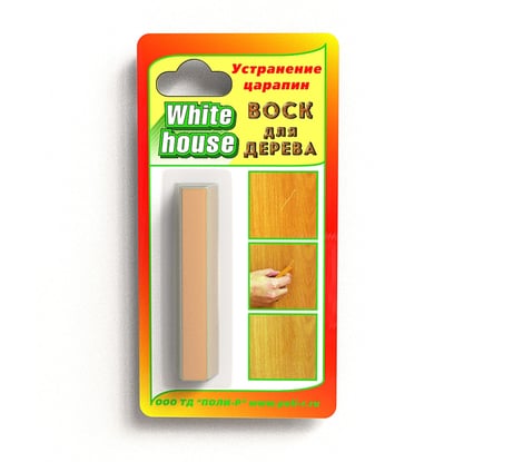 Воск для дерева White House (дуб беленый темный № 38; 15 гр) 14261