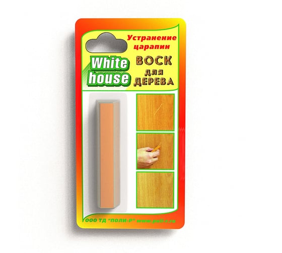 Воск для дерева White House (дуб натуральный светлый № 45; 15 гр) 14265 1