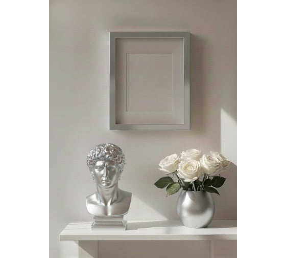 Аэрозольная акриловая краска Siana High Quality для мебели, декора, металла, пластика, керамики, стекла, гипса, сухоцветов, цветов, быстросохнущая, зеркальный хром SNM002 1