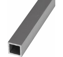 Профиль ПилотПро Ал., квадр. труба, 12х12х1,2, 1 м, серебро 06736