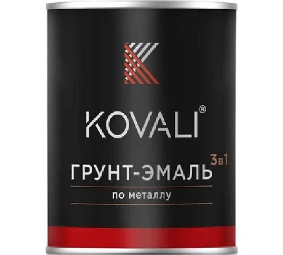 Грунт-эмаль KOVALI 3 в 1 полуглянец NCS S 0520-G30Y 0.8 кг А3.1.10520-G30Y