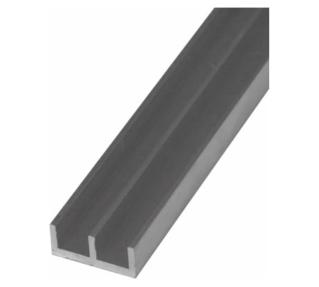 Ш-образный профиль ПилотПро Ал., 265, 1 м, серебро 07090