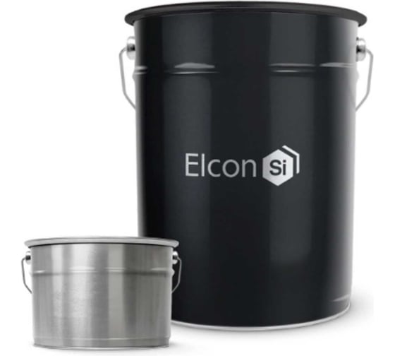 Полиуретановая эмаль Elcon PU комплект (20 кг + 1,88 кг) серая RAL 7035 00-00750896 1