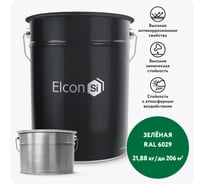 Полиуретановая эмаль Elcon PU комплект (20 кг + 1,88 кг) зеленая RAL 6029 00-00750892