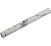 Пленка самоклеящаяся Рыжий кот 0,45x8 м, мрамор серо-белый 109642