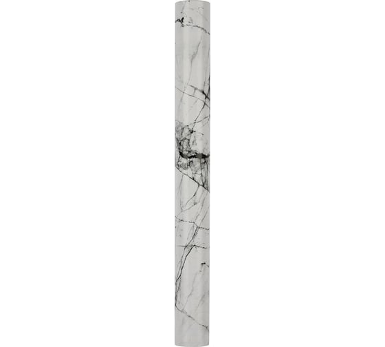 Пленка самоклеящаяся Рыжий кот 0,45x8 м, мрамор серо-белый 109642