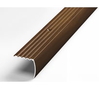 Порог угловой алюминиевый декоративный (30х27 мм, 1,8 м, Венге) ЛУКА УТ000000369