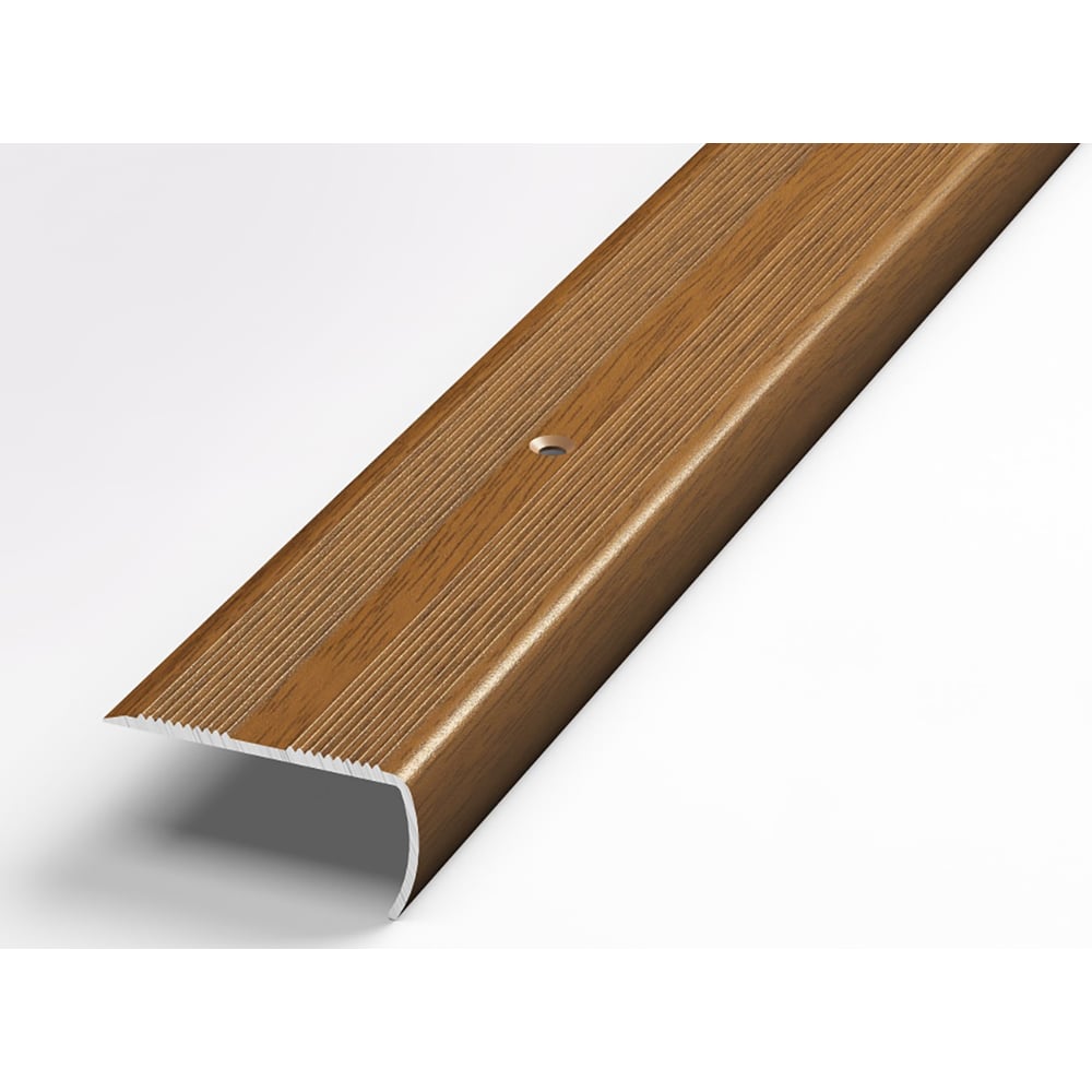 Порог угловой алюминиевый декоративный (40х20 мм, 1,8 м, Орех) ЛУКА ...