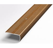Порог угловой алюминиевый декоративный (40х20 мм, 1,8 м, Орех) ЛУКА УТ000000600