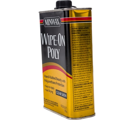 Защитное покрытие Minwax Wipe-On Poly (полуматовый; 473 мл) 4091