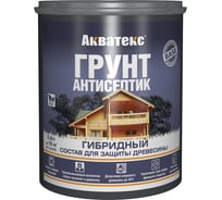 Грунт-антисептик для дерева Рогнеда Акватекс Гибридный, лессирующий, 0,8 л, бесцветный 274187