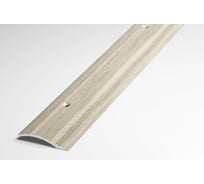 Порог разноуровневый алюминиевый декоративный (39,4 мм, 1,8 м, Клен беленый) ЛУКА УТ000000067