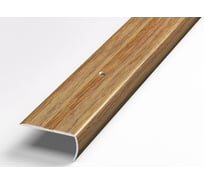 Порог угловой алюминиевый декоративный (40х20 мм, 1,8 м, Дуб универсальный) ЛУКА УТ000000665