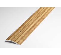 Порог разноуровневый алюминиевый декоративный (39,4 мм, 1,8 м, Дуб универсальный) ЛУКА 00000002195